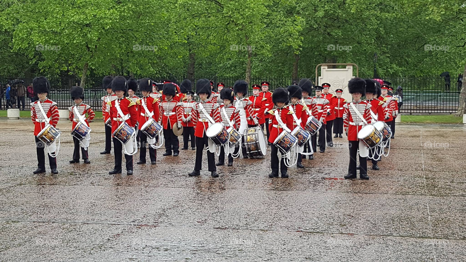 Band of the Queens Guard at Wellington Barracks