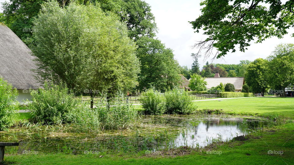 At the countryside at Domain Bokrijk in Belgium.