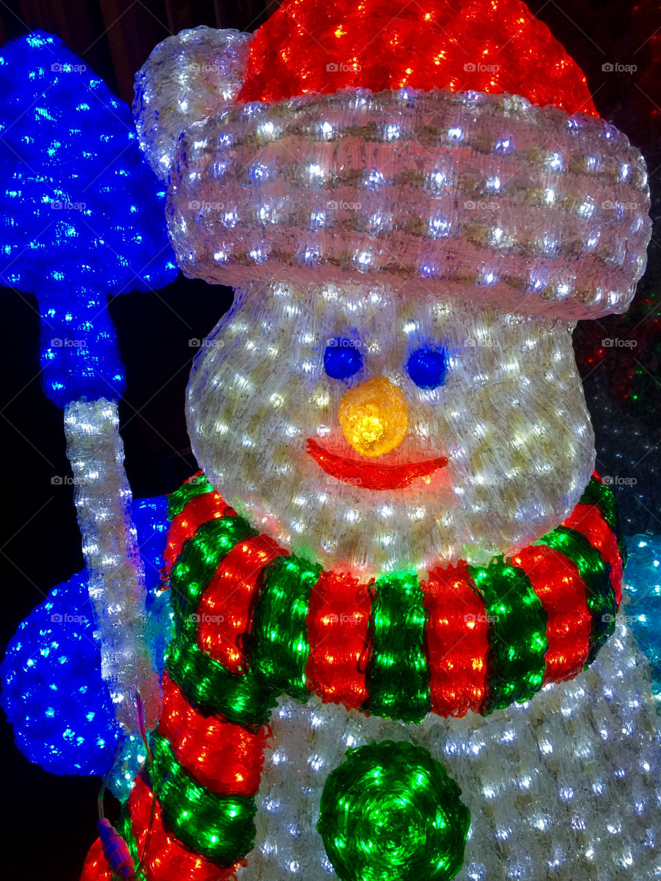Electric snowman
