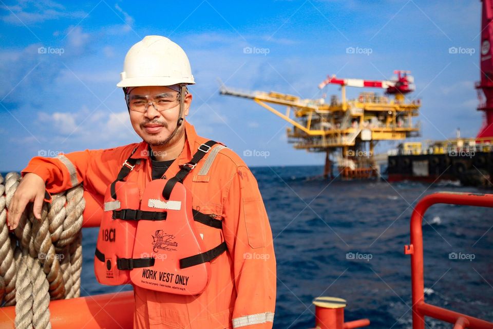 The safety man in offshore