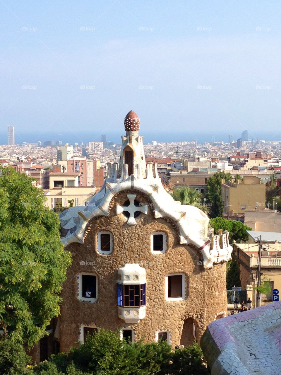 city architecture view barcelona by cabday