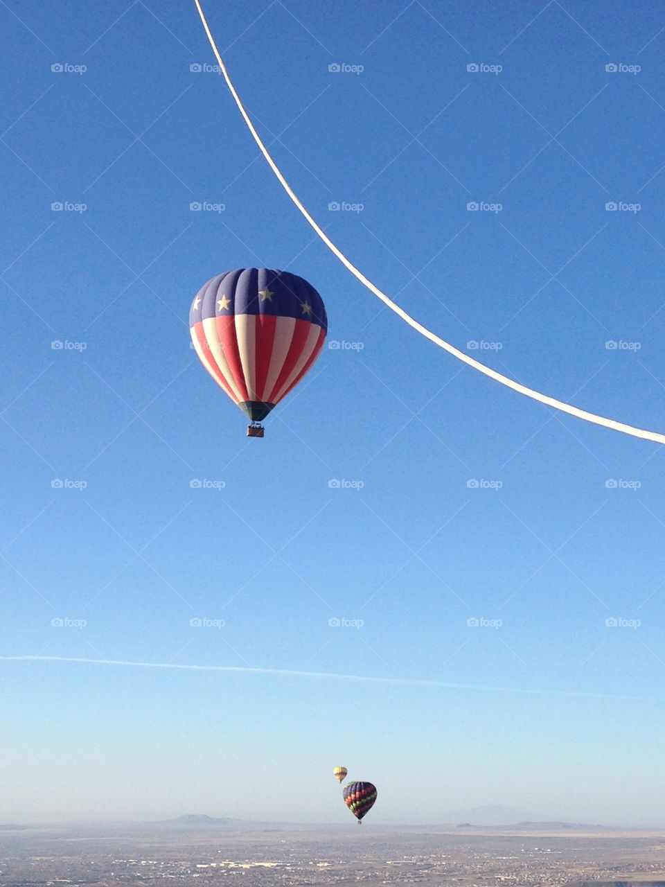 Air balloon ride, Albuquerque 