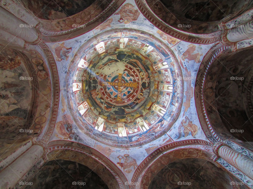 Inside of Orthodox church.