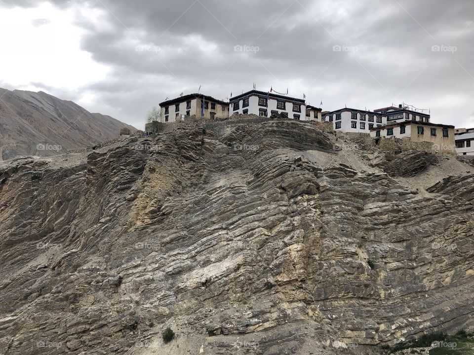 Village on the Himalayas 