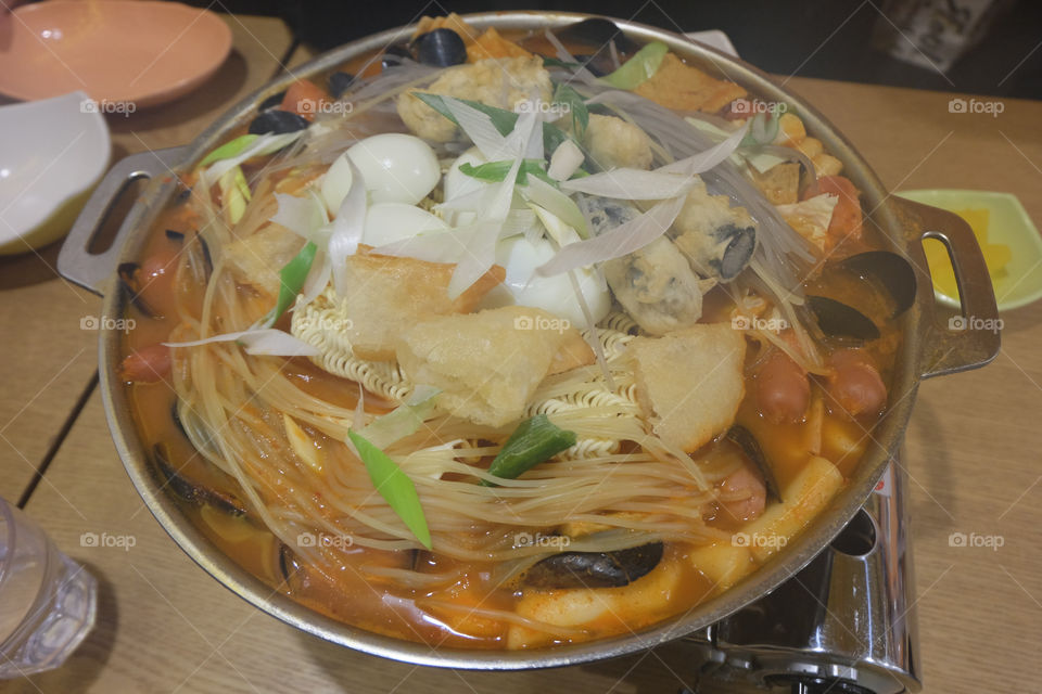 Preparation of korean food