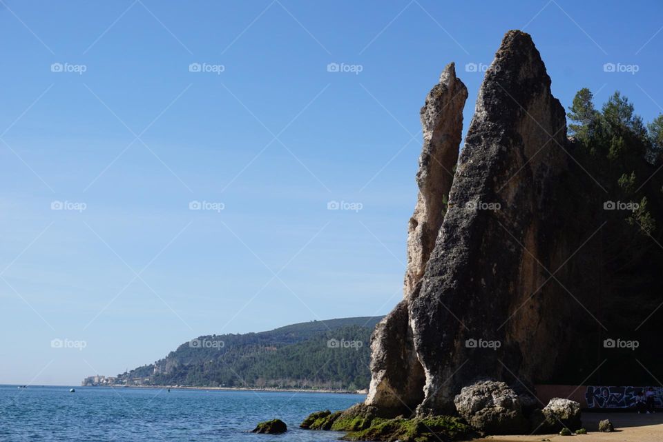 Magnificent beach in Setúbal Portugal