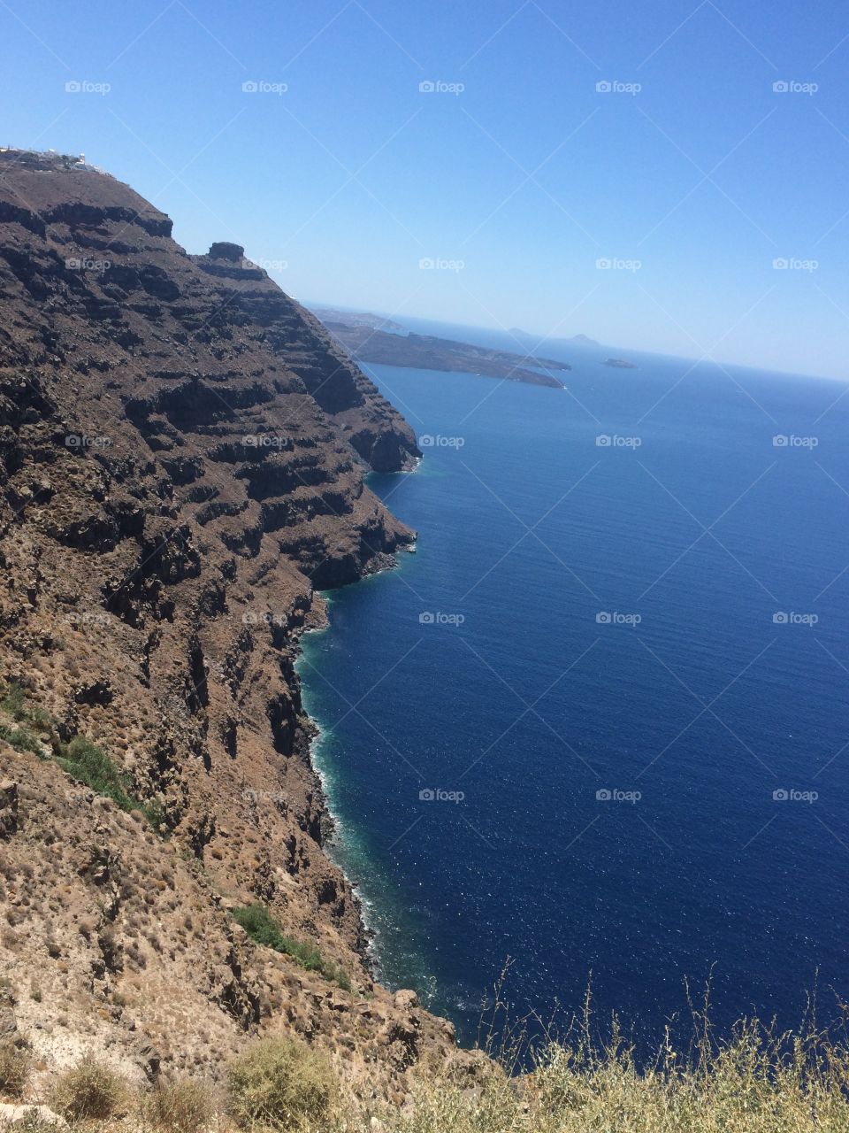 Santorini caldera 