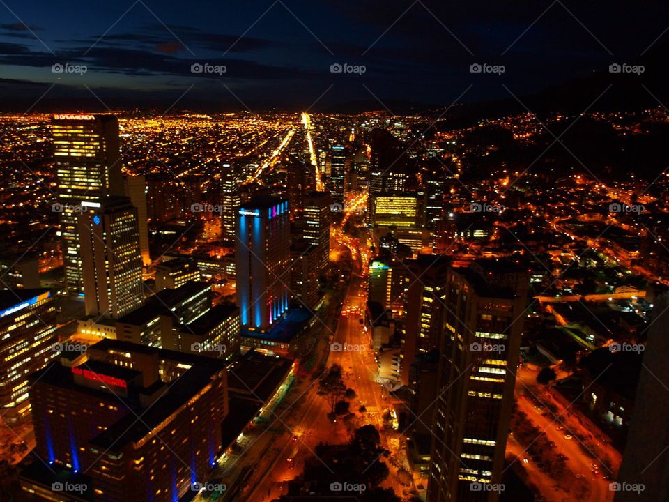 Night in Bogota