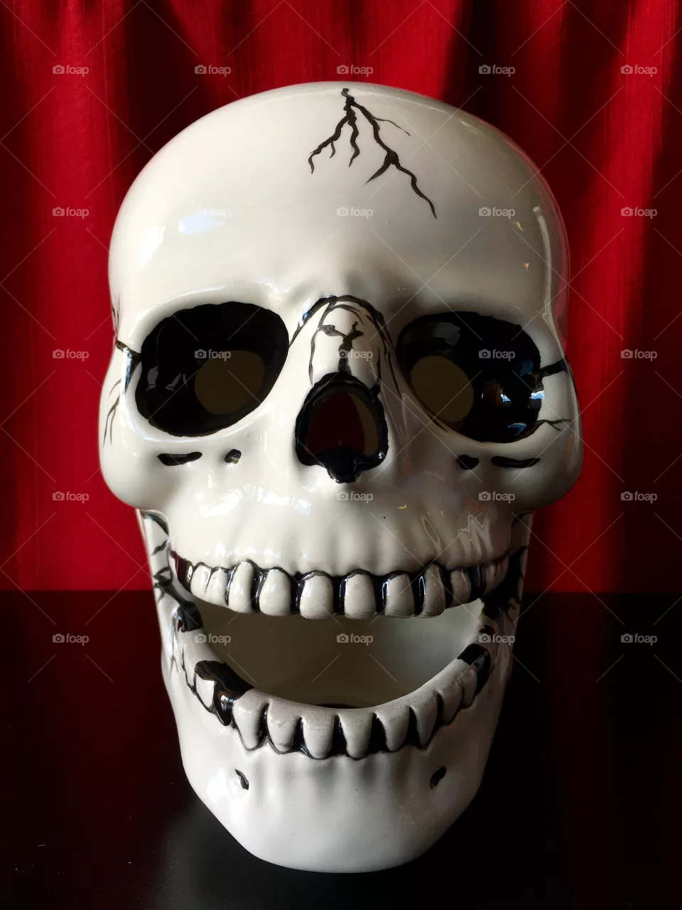 Glass skull