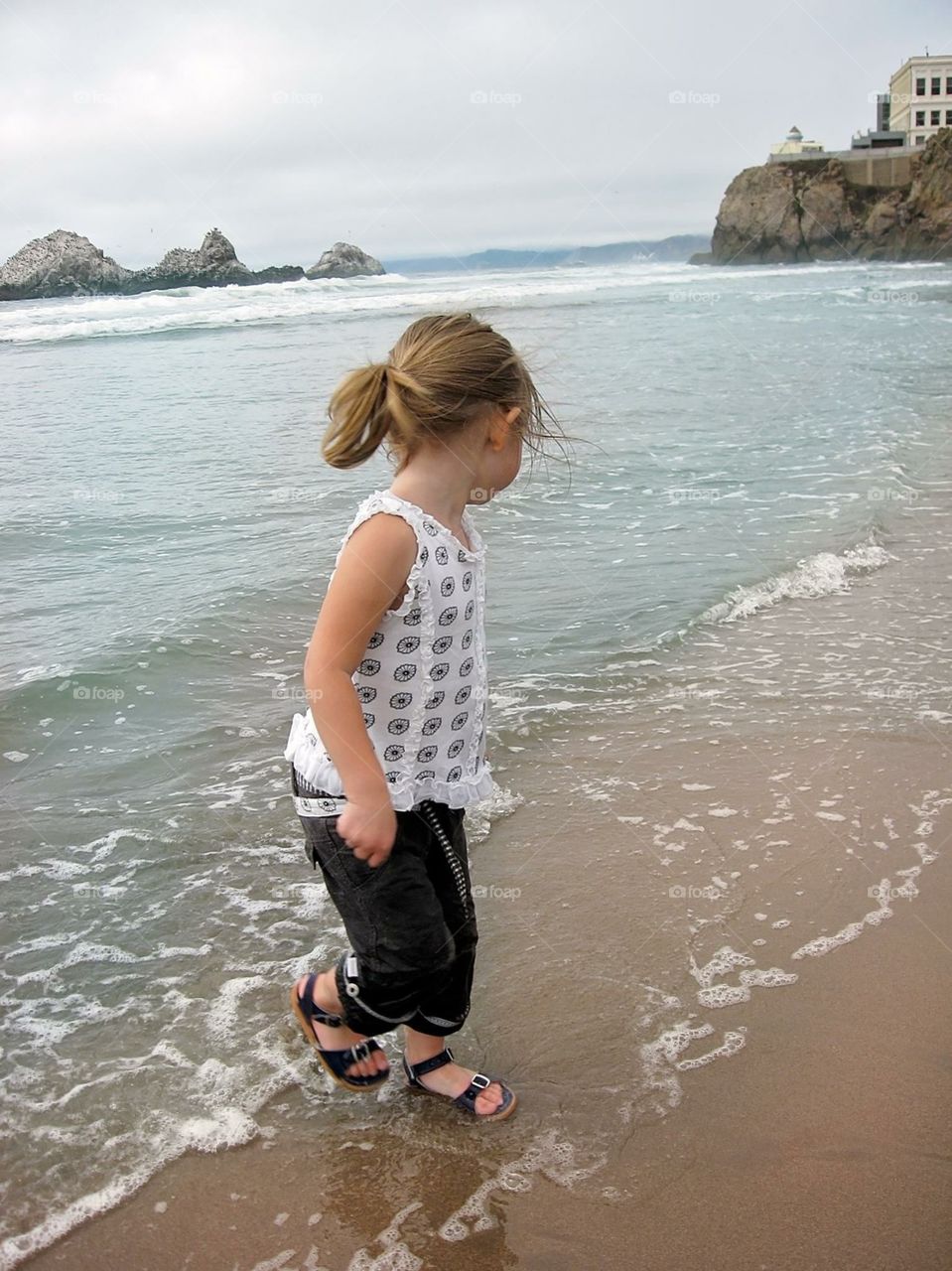 Playing on the Beach