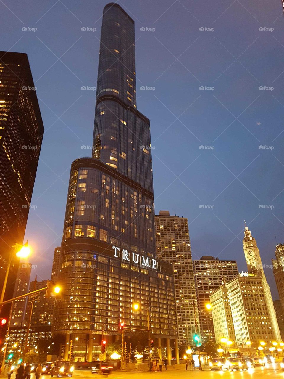 Trump tower in Chicago