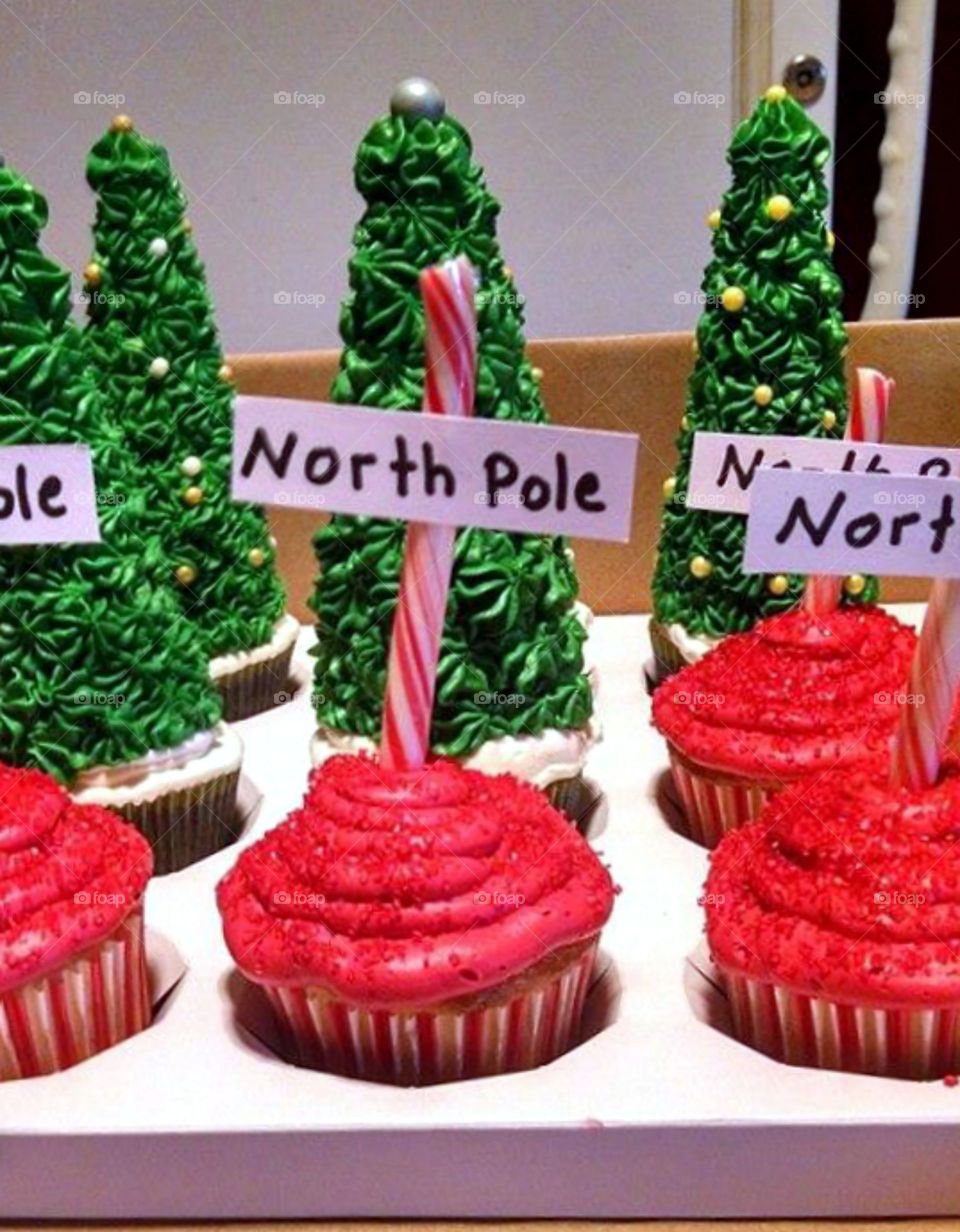 Christmas cupcakes