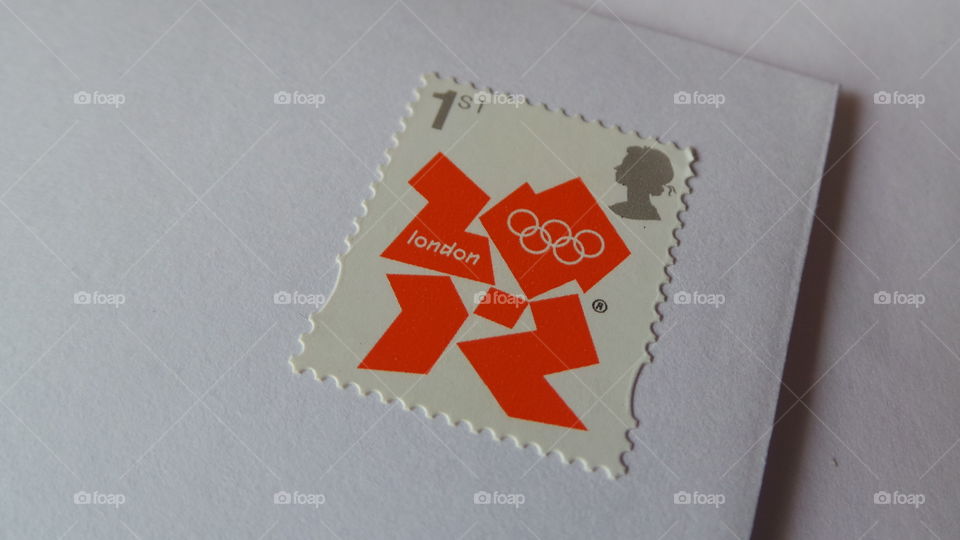 1st class royal mail 2012 London Olympics stamp . united Kingdom,  British,  Stamps