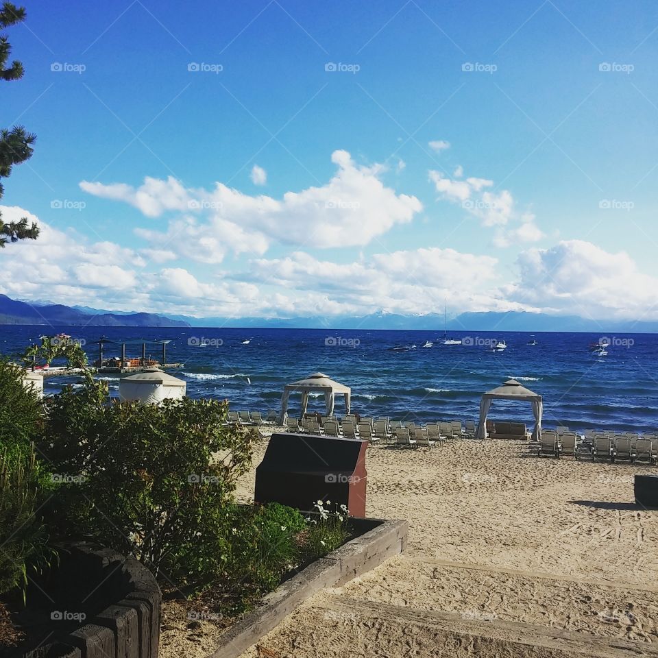 Lake Tahoe. My team went on a teambuilding trip to the lake.