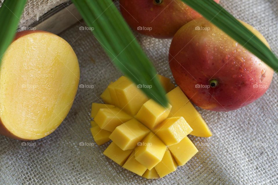 fruit mangoes