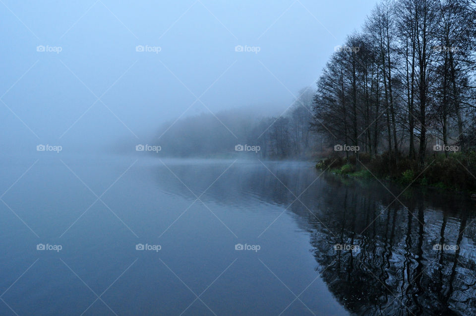 Fog, Landscape, No Person, Water, Mist