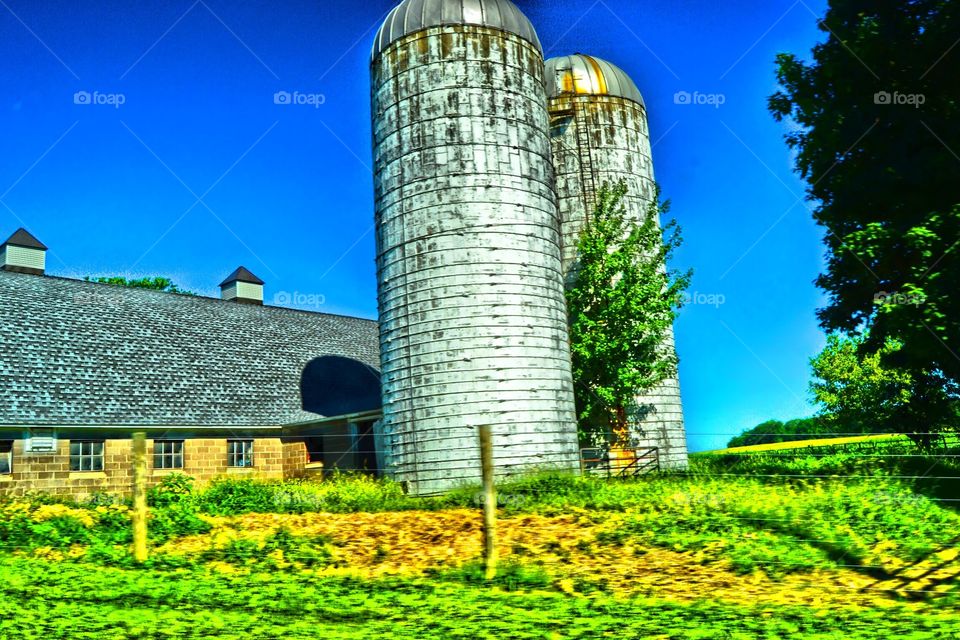 Old Indiana barn 