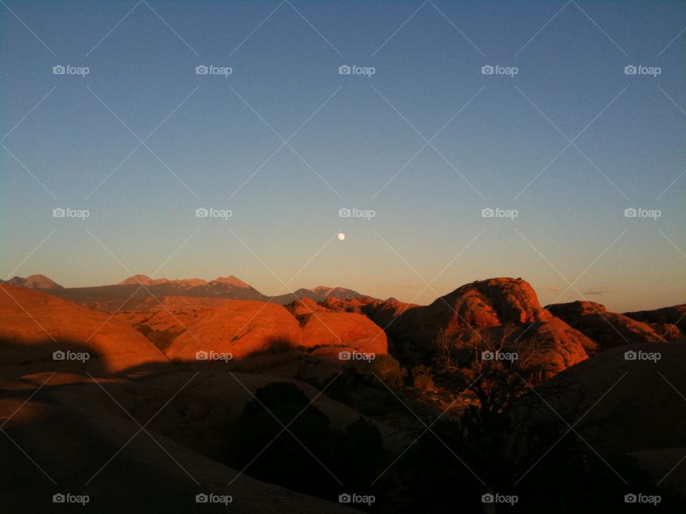 Moab Moonrise