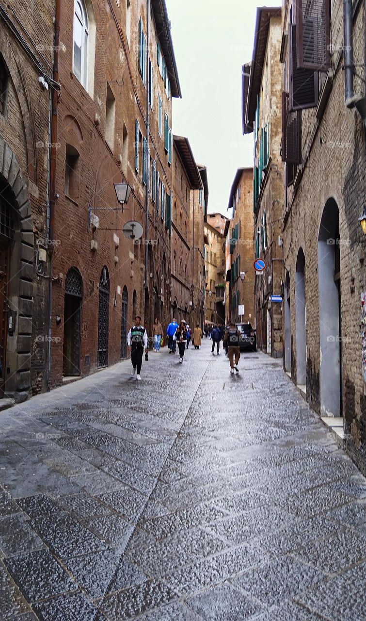 The streets of Italy