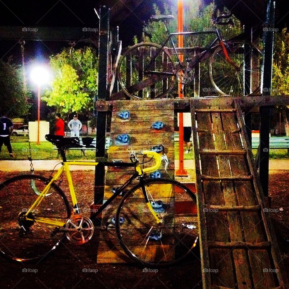 Bicis en el parque 