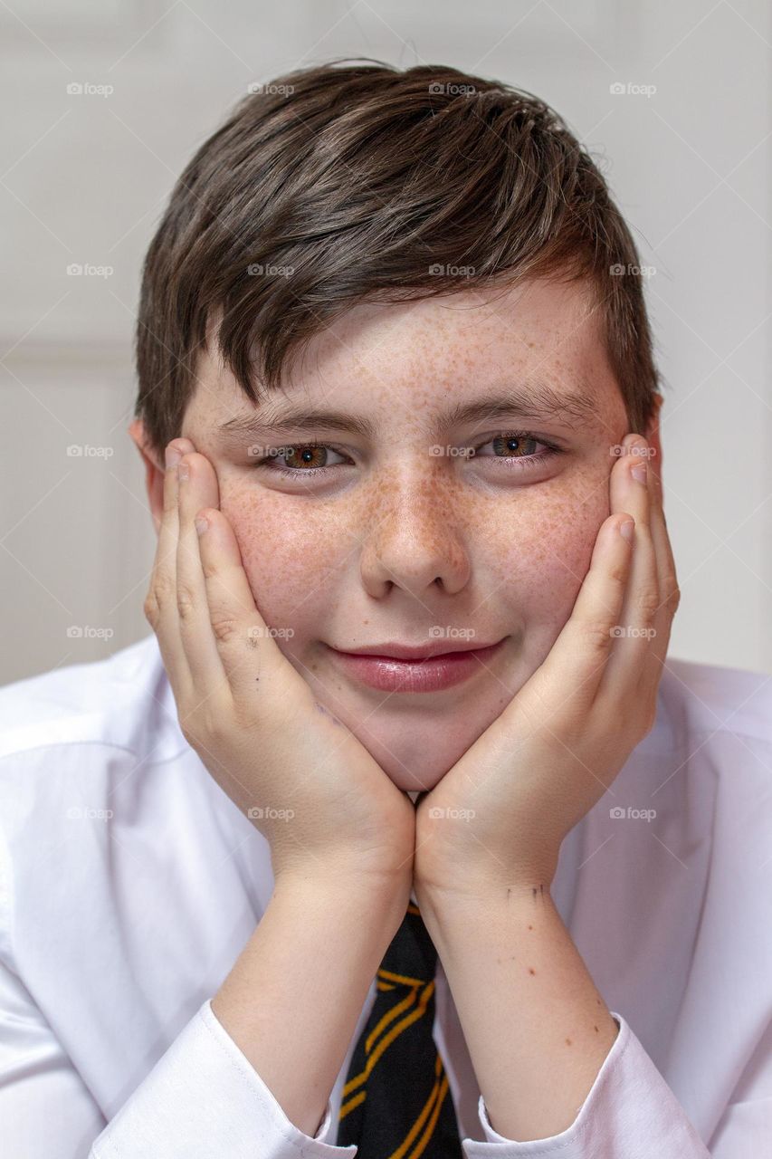 Portrait of a teen boy 
