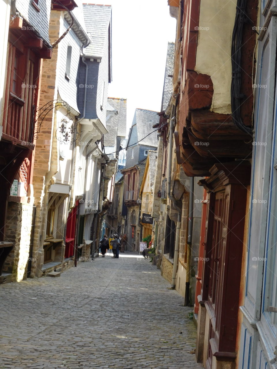 Petite ruelle d’un village de France 