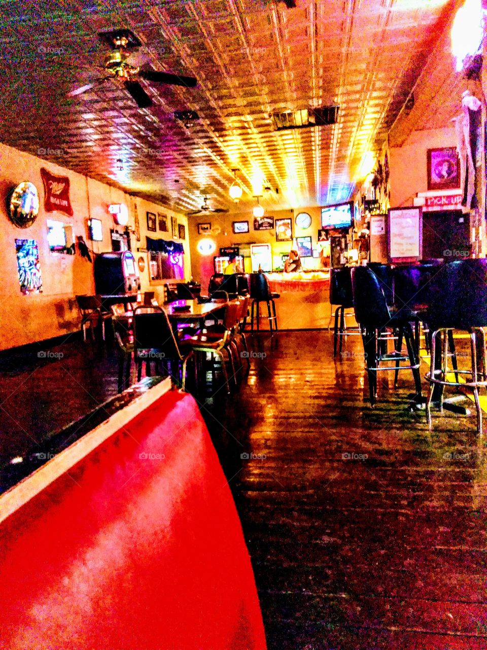 Small town bar and restaurant.
