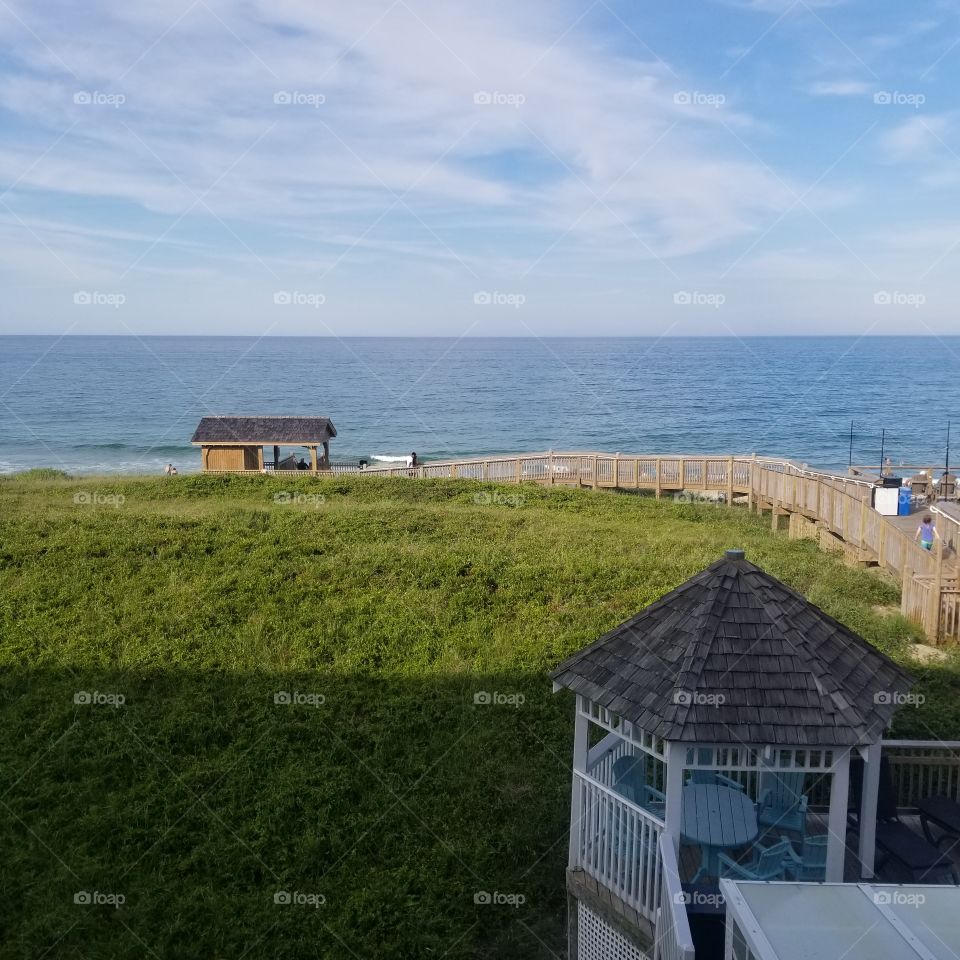 hotel view of the ocean