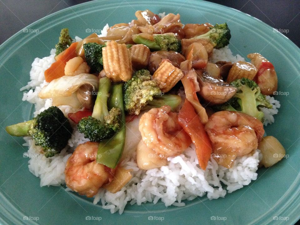 Seafood Stir Fry 