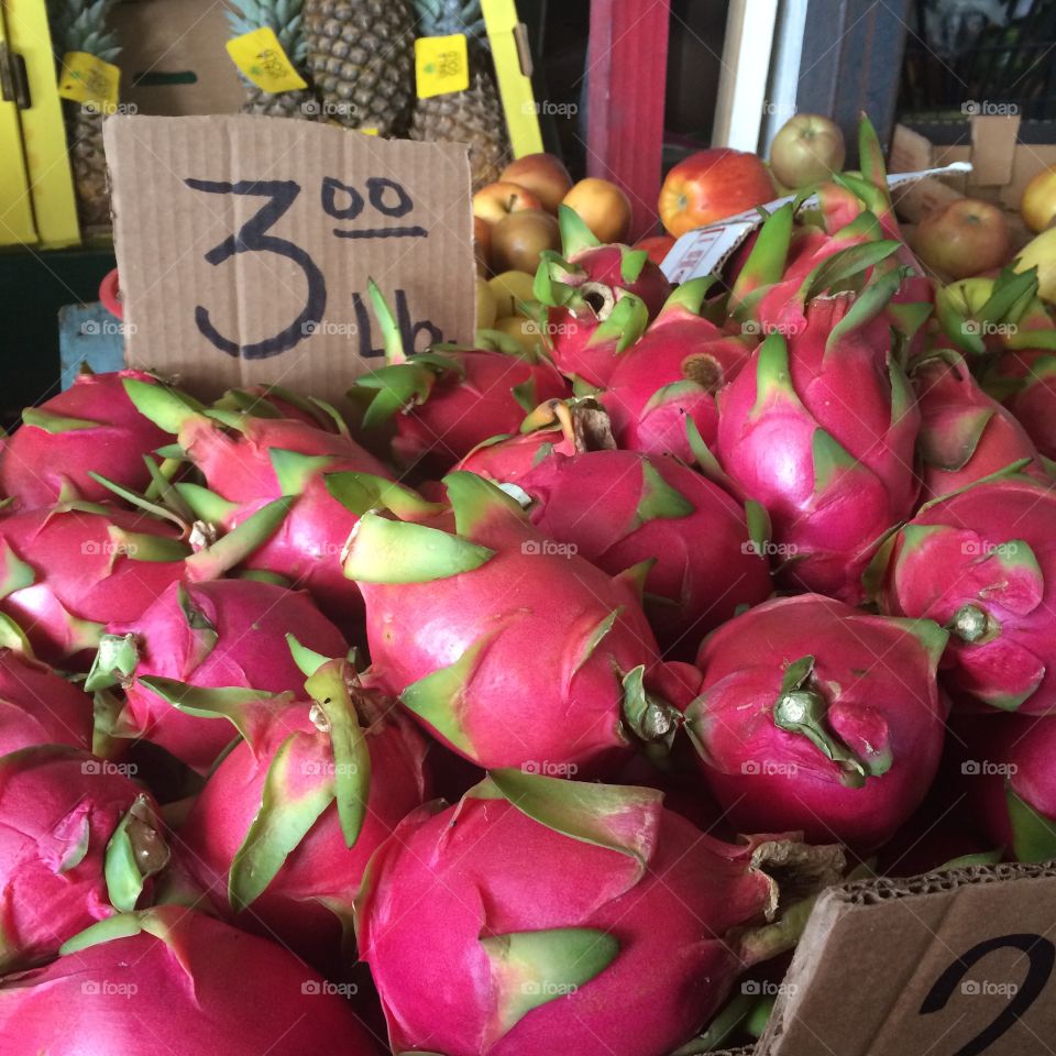 Dragon fruit from Hialeah 