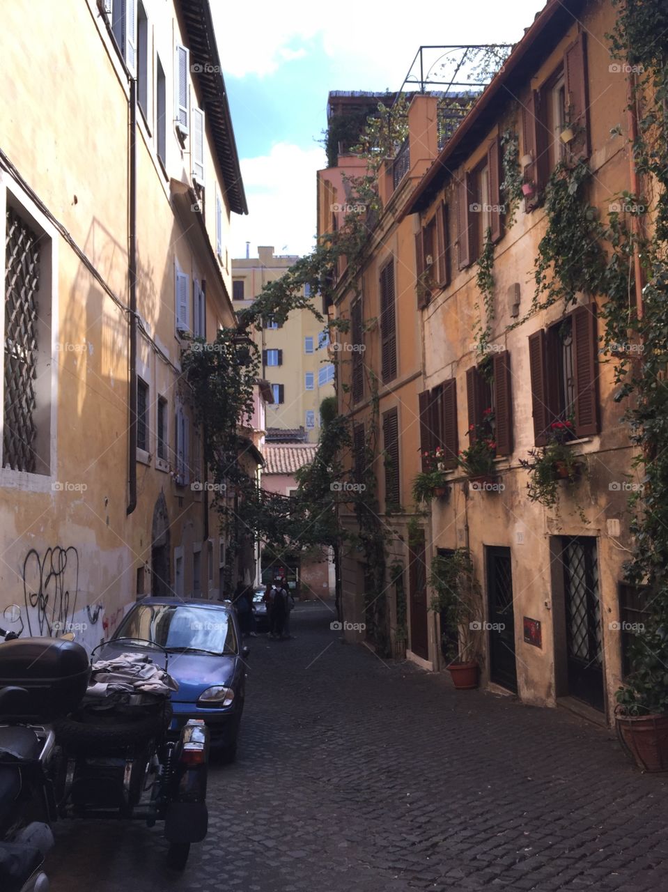 down the streets of rome 