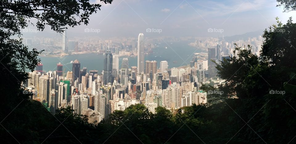 Hong Kong from Vic peak