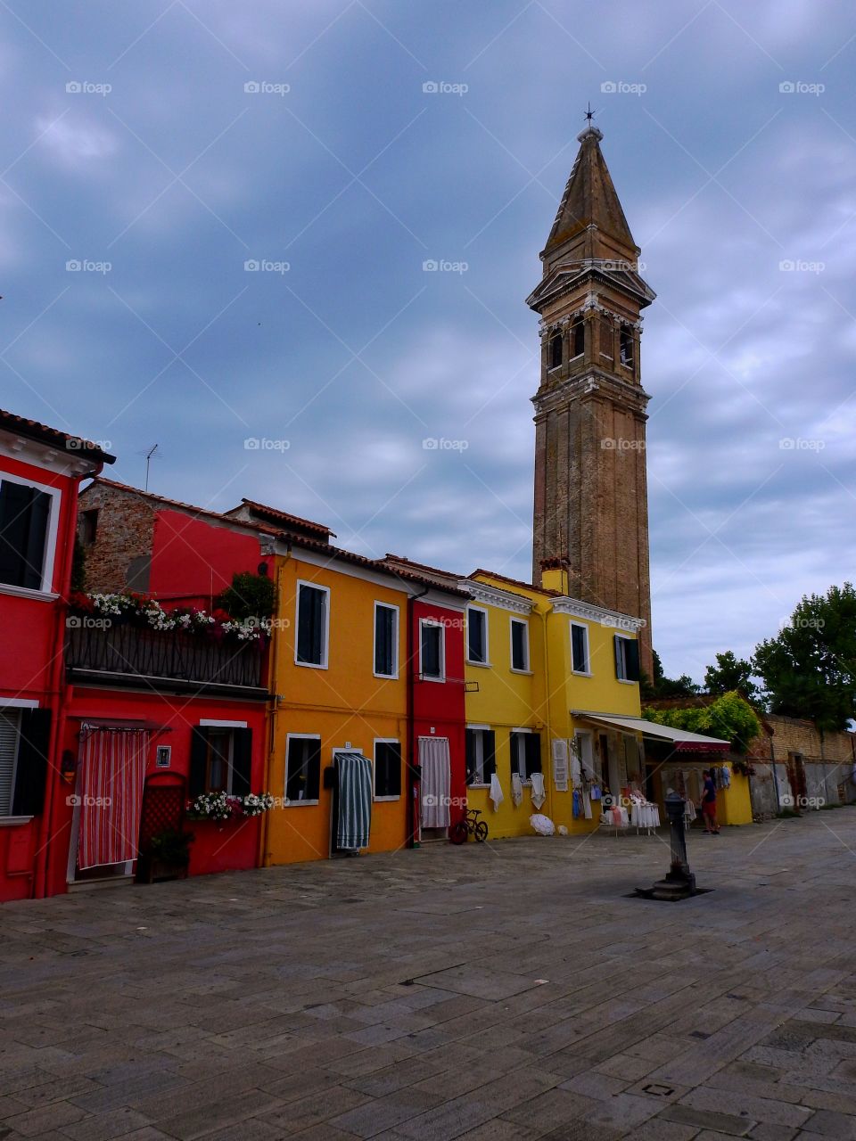 Leaning tower of Burano