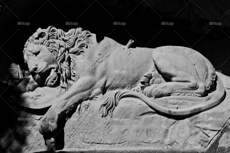 Lion Monument Lucerne Switzerland