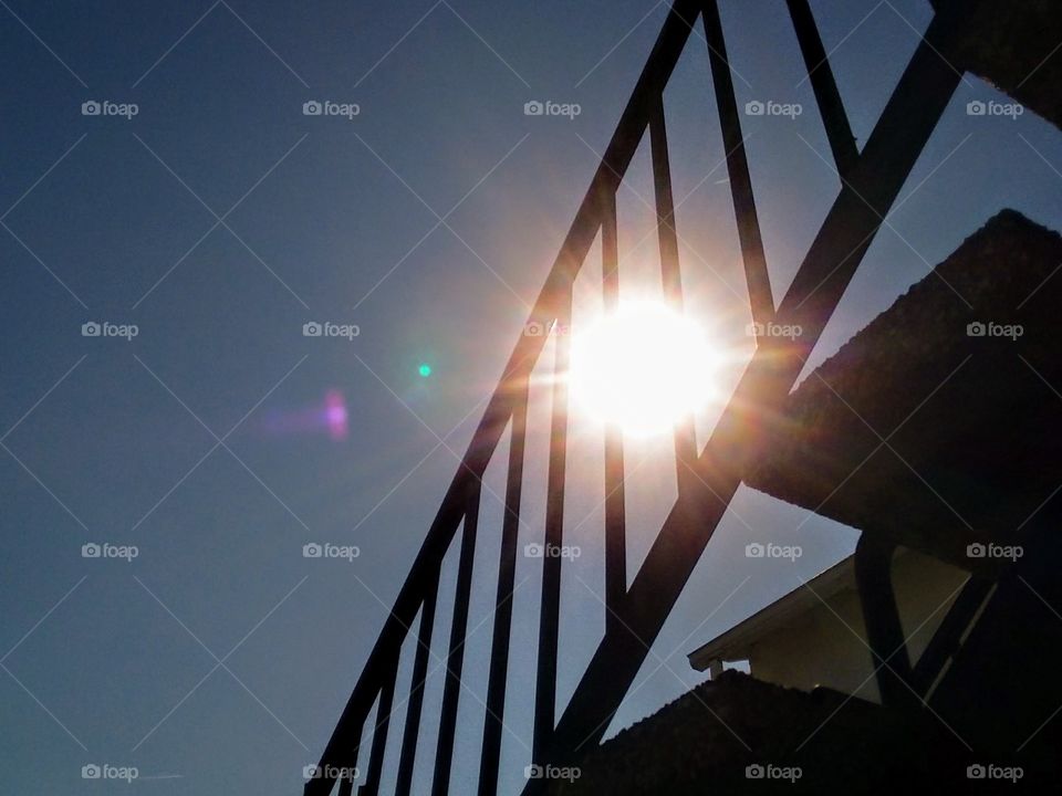 Sunshine Through Railing