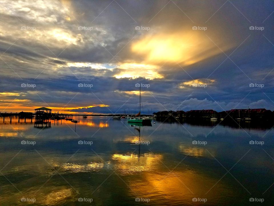 folly landing sunset