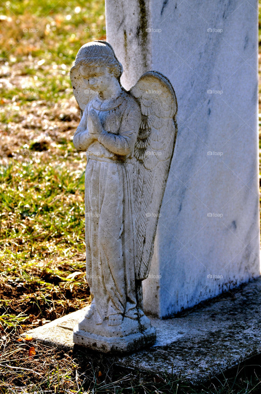 angel cemetery muncie indiana by refocusphoto