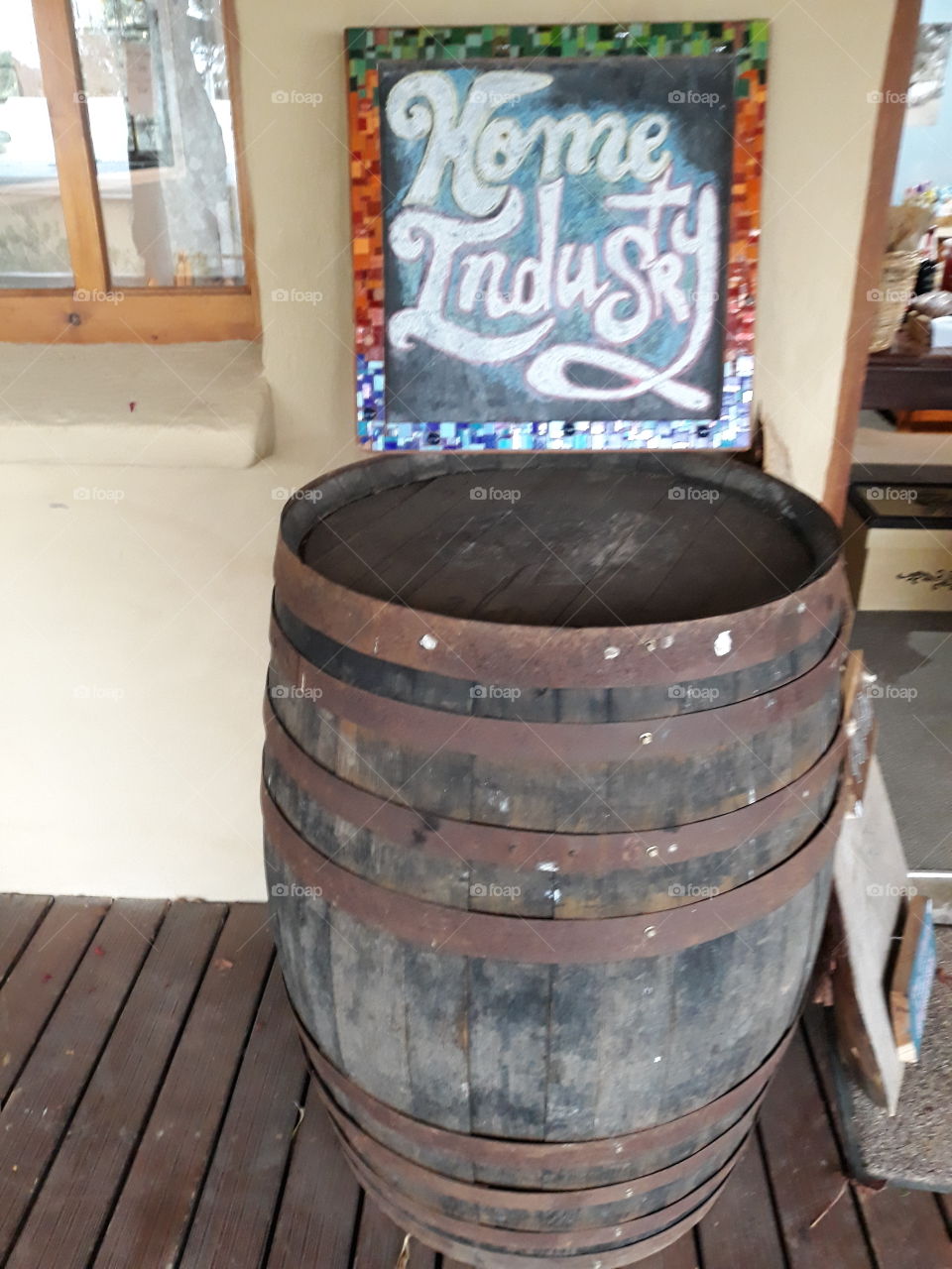 old barrel