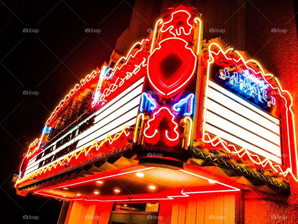 Theater marquee