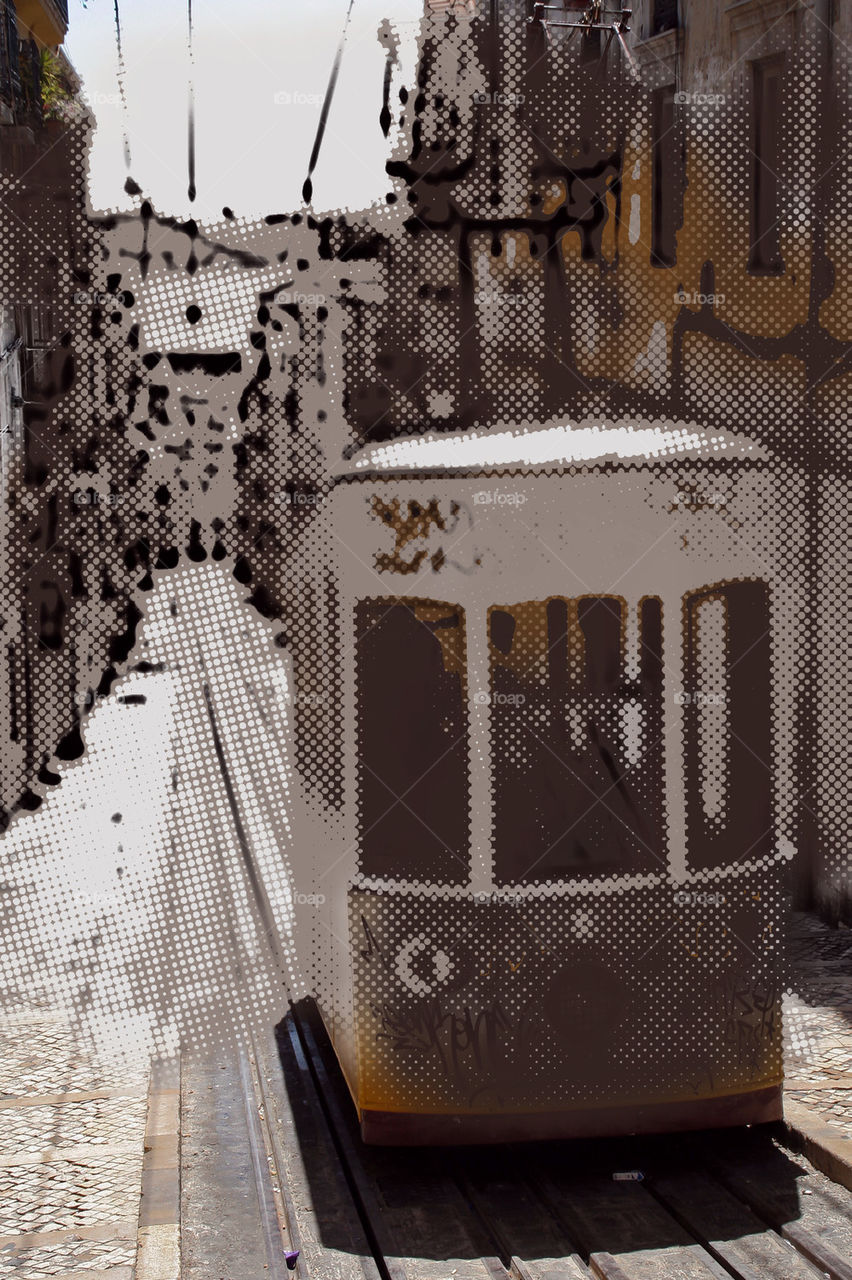 street in a city by MariaD