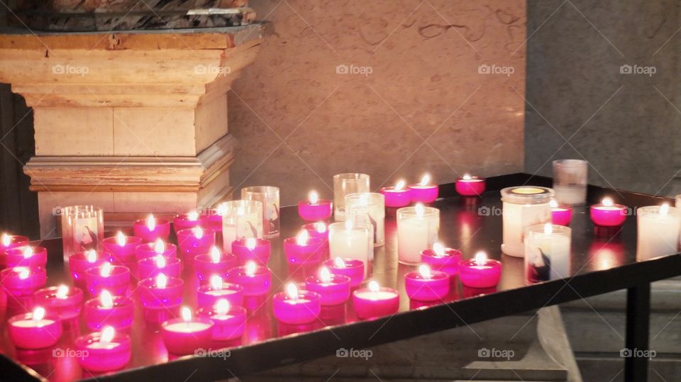 Cathedral candles 