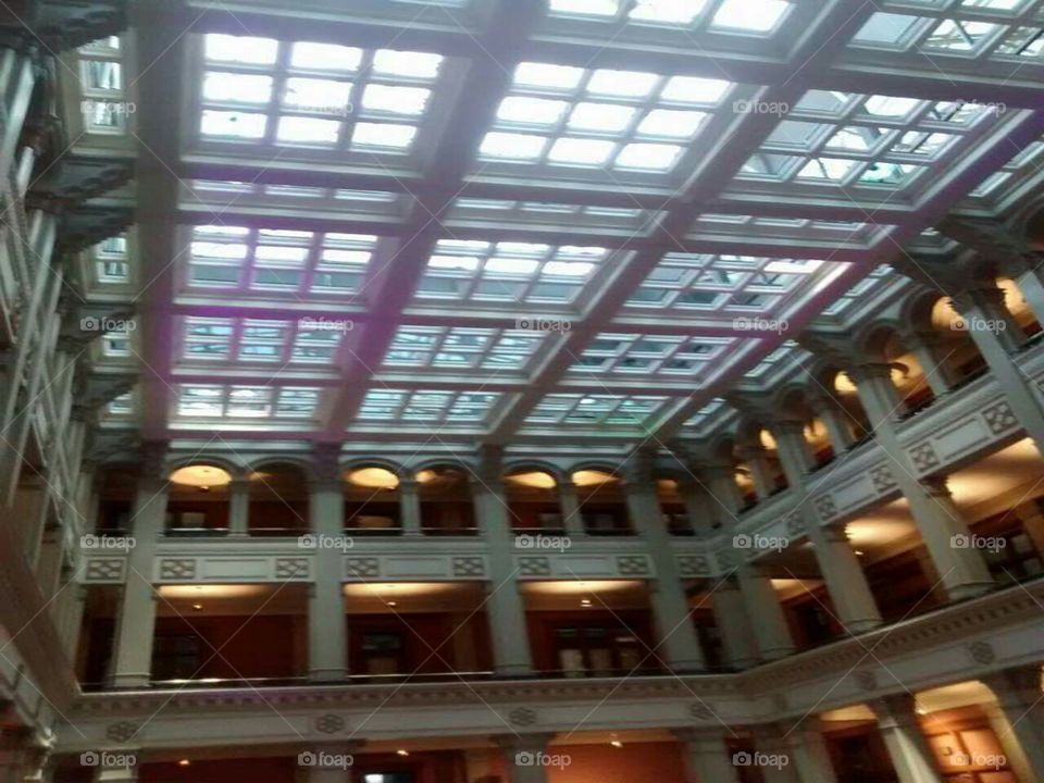 Ceiling in Landmark Center