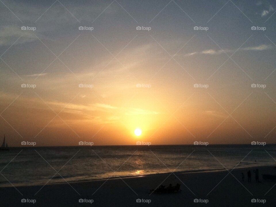 Aruba sunset