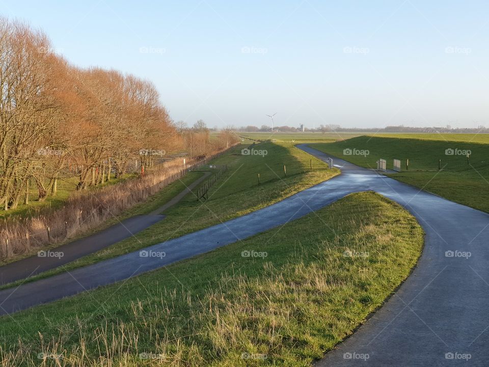 November Nachmittag in Ostfriesland auf dem Deich 6