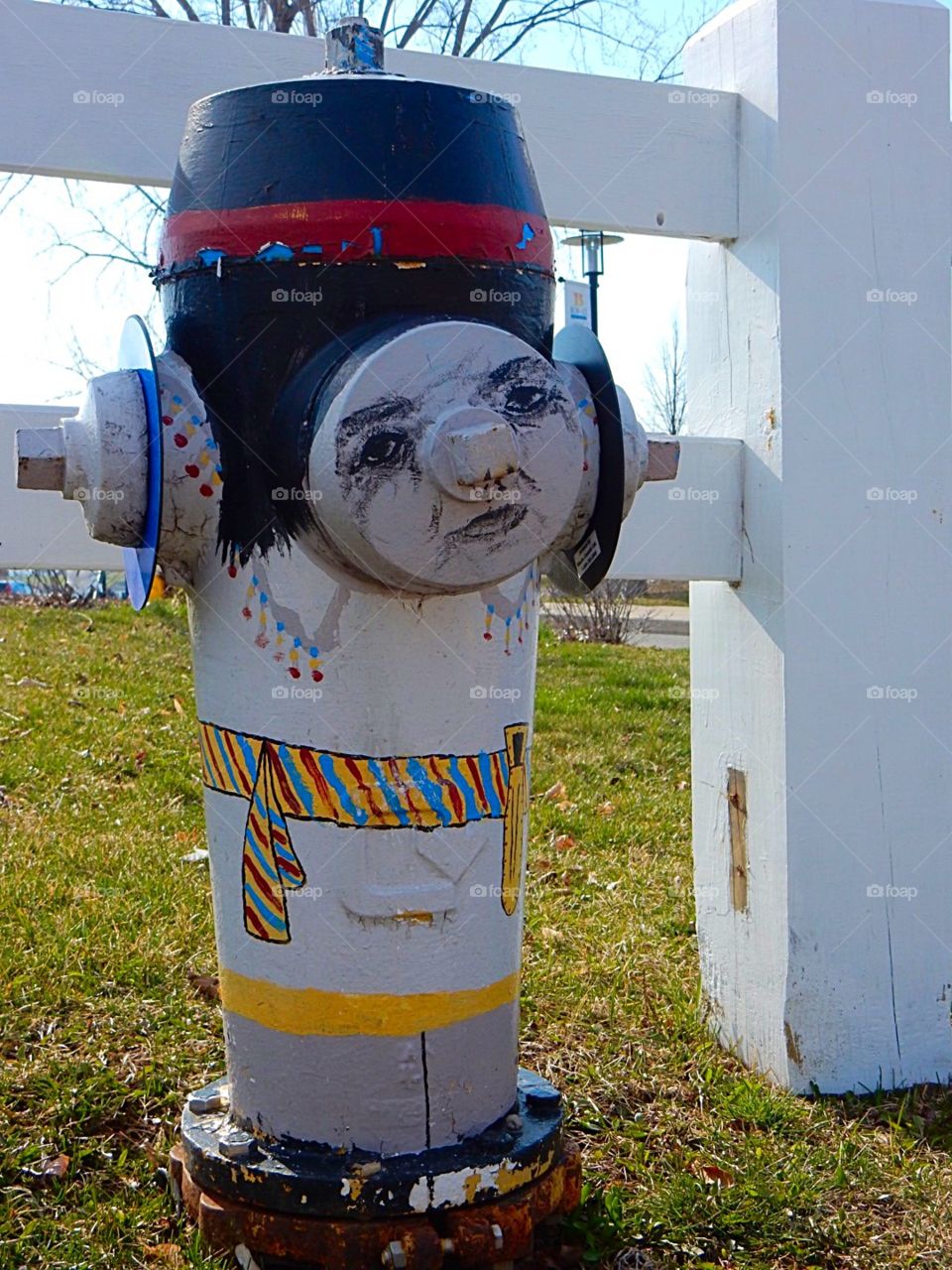 Fire hydrant character