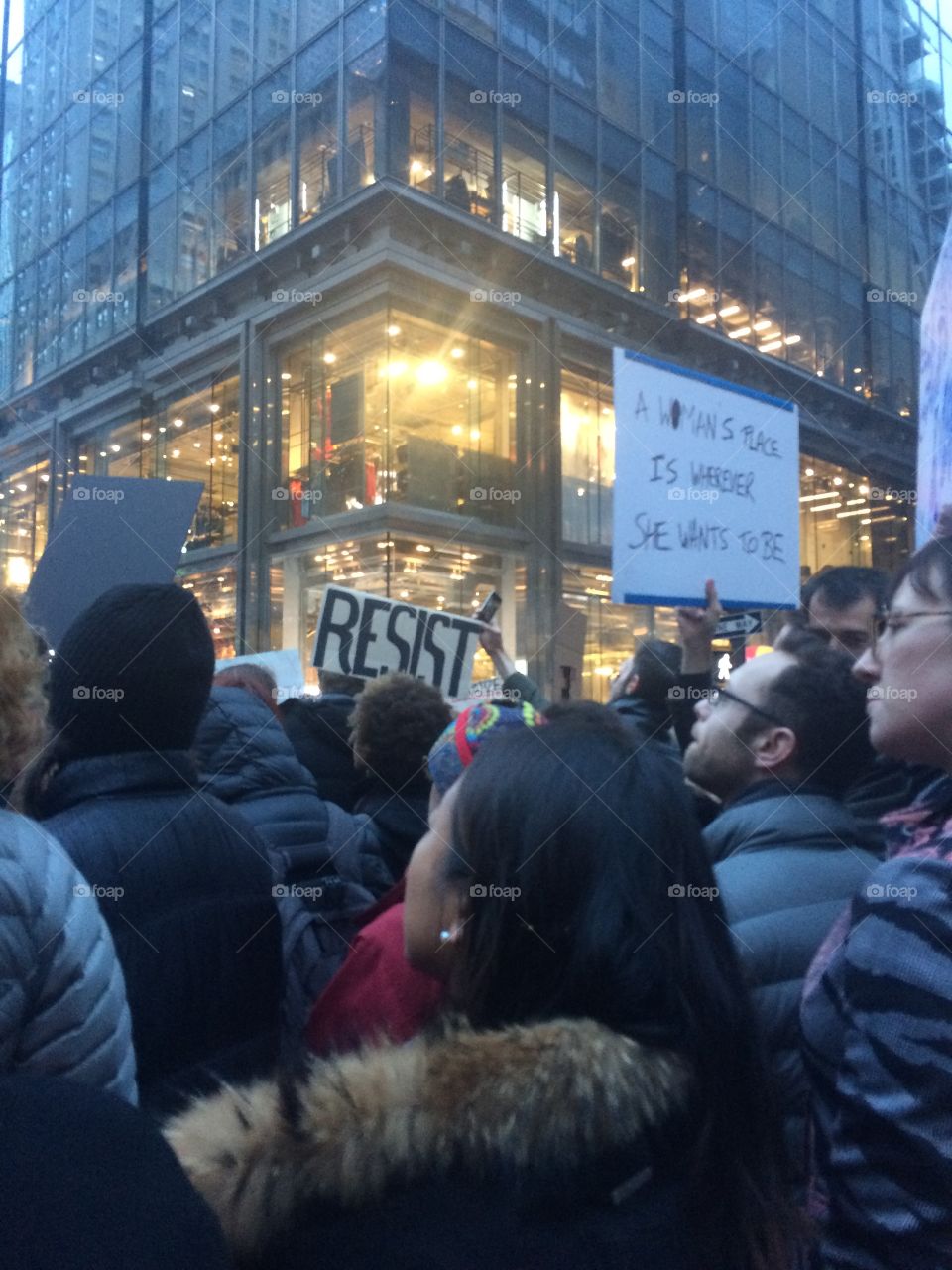 Protest in the city