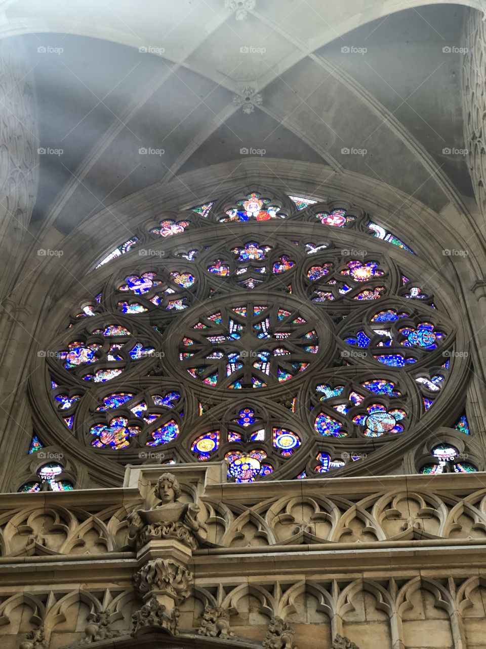 stained glass window