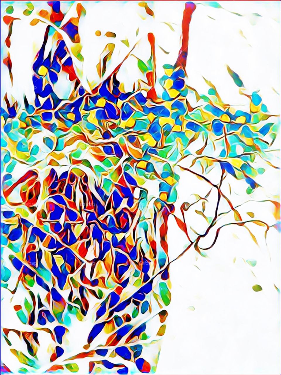 Spring Jasmine Abstract