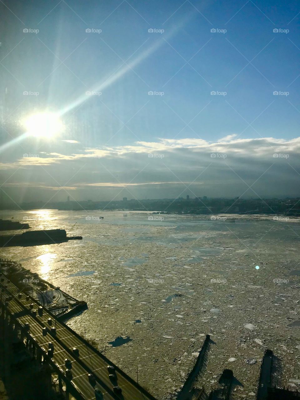 Ice on Hudson