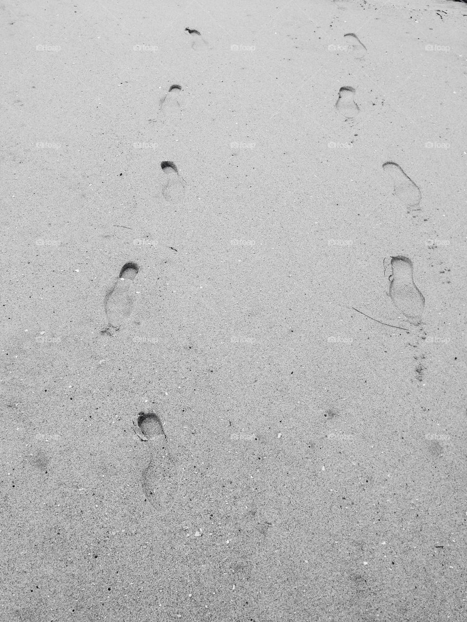 Footprints in Sand